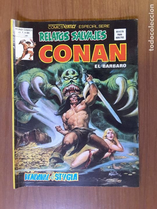 C&oacute;mics: Relatos Salvajes 84. Conan. V&eacute;rtice. - Foto 1