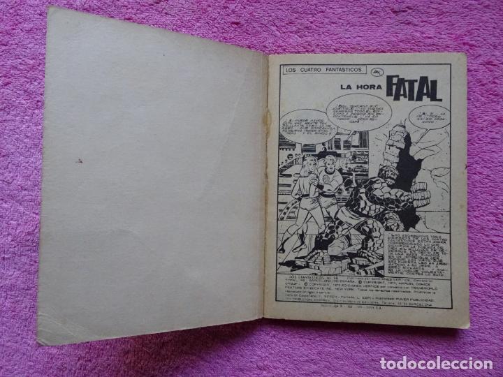 C&oacute;mics: los 4 fant&aacute;sticos 58 ediciones vertice 1973 la hora final - Foto 2