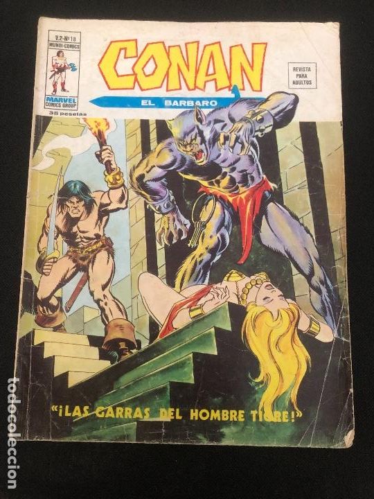 C&oacute;mics: COMIC CONAN EL BARBARO V2 N&ordm; 18 EDITORIAL VERTICE - Foto 1