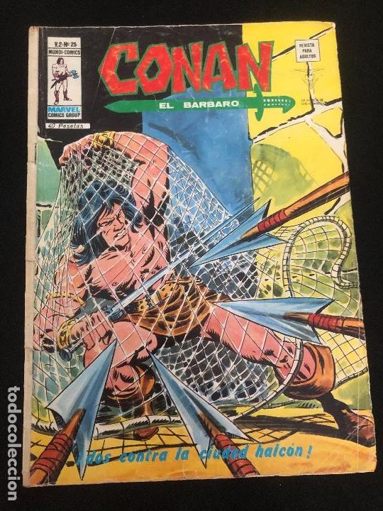 C&oacute;mics: COMIC CONAN EL BARBARO V2 N&ordm; 25 EDITORIAL VERTICE - Foto 1