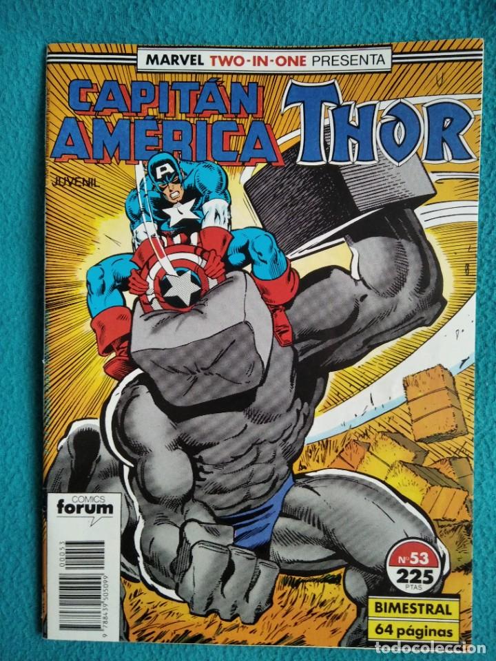 C&oacute;mics: MARVEL TWO IN ONE PRESENTA CAPITAN AMERICA THOR 53 DE FORUM - Foto 1
