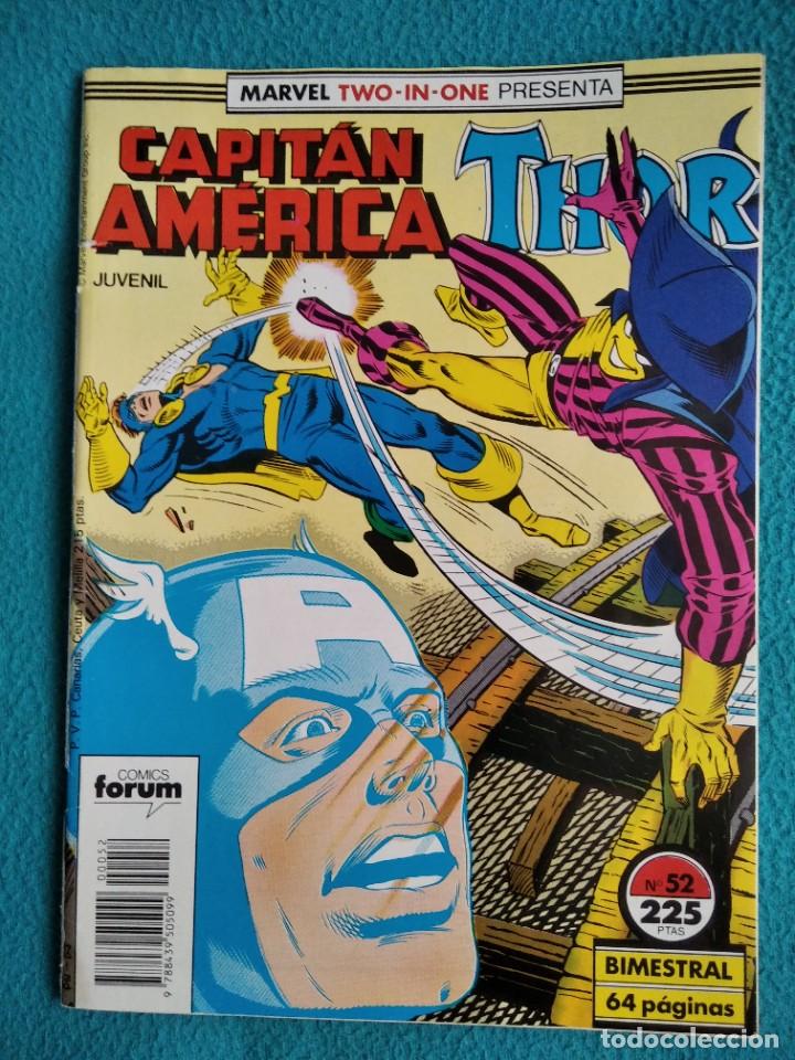 C&oacute;mics: MARVEL TWO IN ONE PRESENTA CAPITAN AMERICA THOR 52 DE FORUM - Foto 1