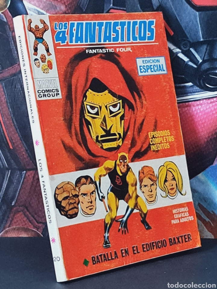 C&oacute;mics: MUY BUEN ESTADO LOS 4 FANT&Aacute;STICOS 20 BATALLA EN EL EDIFICIO BAXTER TACO EDICIONES VERTICE - Foto 1