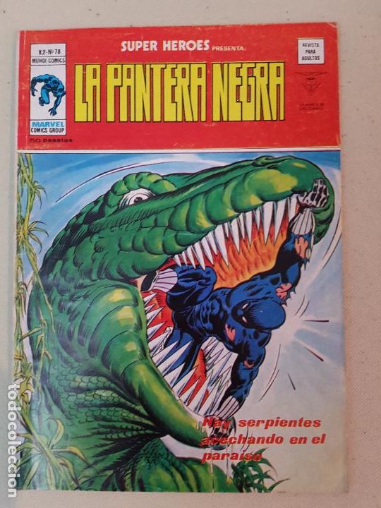 C&oacute;mics: SUPER H&Eacute;ROES PANTERA NEGRA 79 V&Eacute;RTICE - Foto 1