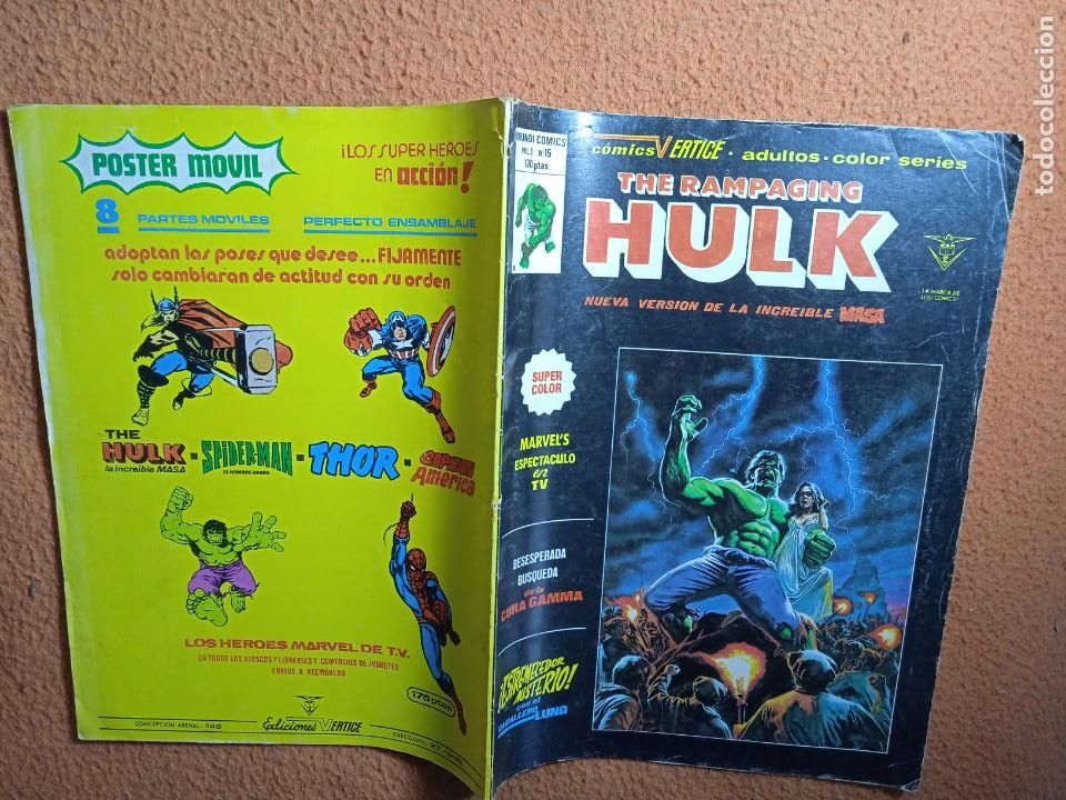 C&oacute;mics: THE RAMPAGING HULK. VOL 1. N&ordm; 15. V&Eacute;RTICE - Foto 4
