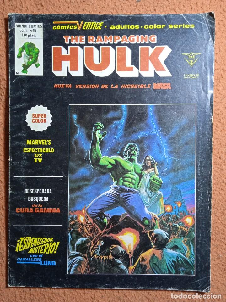 C&oacute;mics: THE RAMPAGING HULK. VOL 1. N&ordm; 15. V&Eacute;RTICE - Foto 1