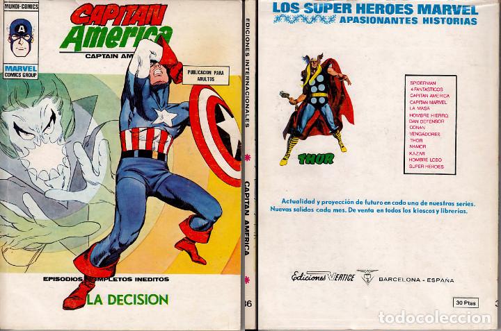 C&oacute;mics: Vertice V1 Capitan America 36 - Foto 1