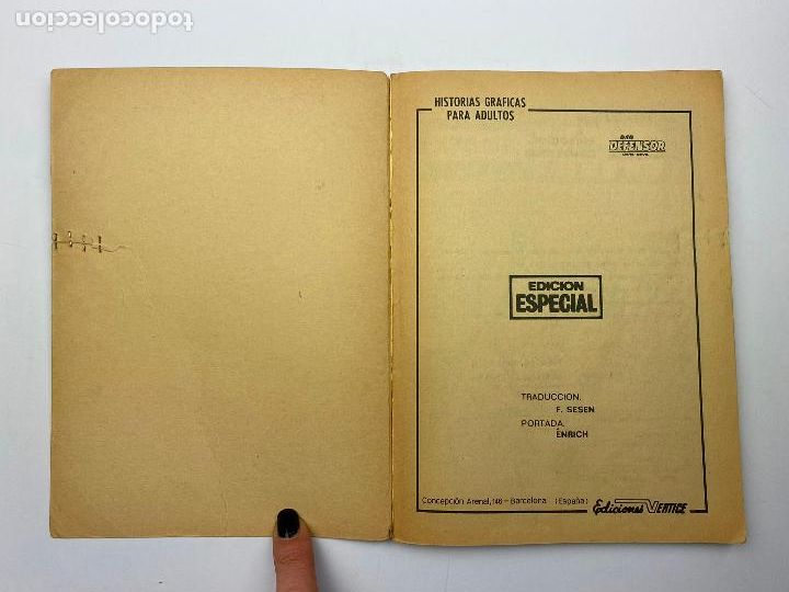 C&oacute;mics: DAN DEFENSOR N&ordm; 25 , MORIR EN EL MAR . Vertice a&ntilde;o 1971. - Foto 4