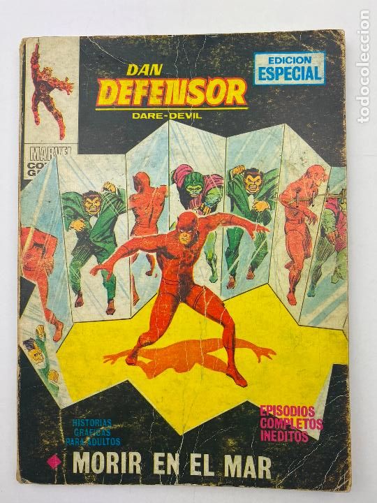 C&oacute;mics: DAN DEFENSOR N&ordm; 25 , MORIR EN EL MAR . Vertice a&ntilde;o 1971. - Foto 1