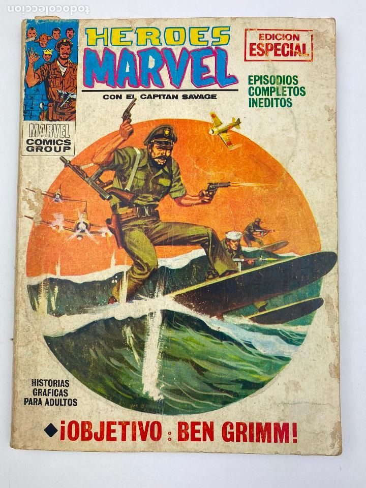 C&oacute;mics: HEROES MARVEL (1972, VERTICE) 9 &middot; 1972 &middot; OBJETIVO: BEN GRIMM - Foto 1