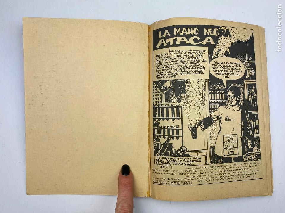 C&oacute;mics: Tenax (La Mano Negra ataca) N&ordm; 5 - Foto 3