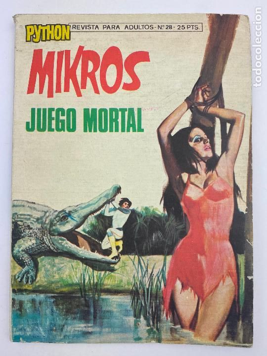 C&oacute;mics: PYTHON N&ordm; 28. MIKROS, JUEGO MORTAL. IMDE 1972 - Foto 1