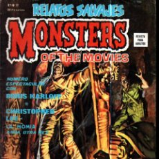 Cómics: RELATOS SALVAJES V1 Nº 20 - MONSTERS OF THE MOVIES. Lote 325075783