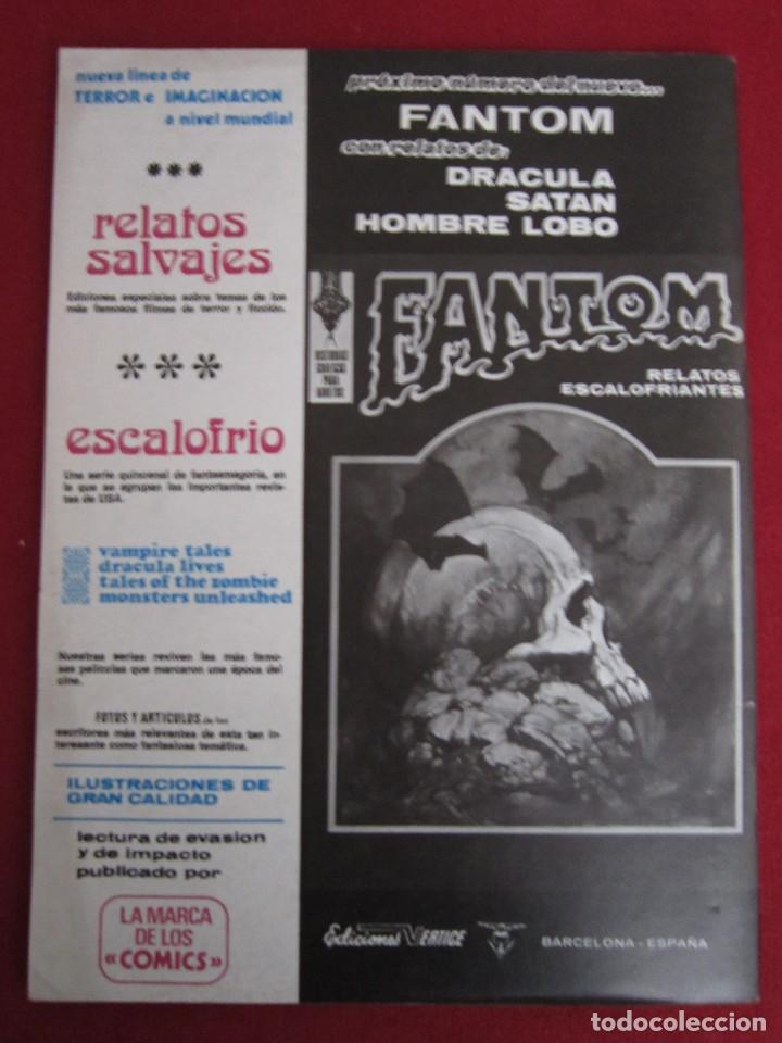 C&oacute;mics: ESCALOFRIO N&ordm; 24. MARVEL MONSTER GROUP. VERTICE. DRACULA LIVES! COMO NUEVO - Foto 2