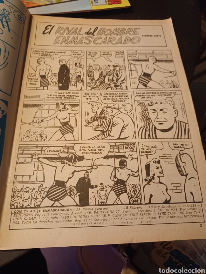 C&oacute;mics: C&oacute;mic El hombre enmascarado comics-art N&deg; 23 Ediciones Vertice - Foto 2