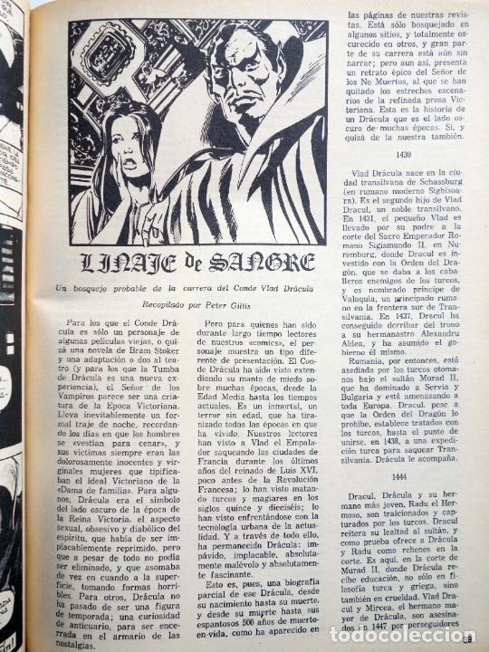 C&oacute;mics: ESCALOFR&Iacute;O LA TUMBA DE DRACULA 3. V&eacute;rtice, 1980. OFRT - Foto 4
