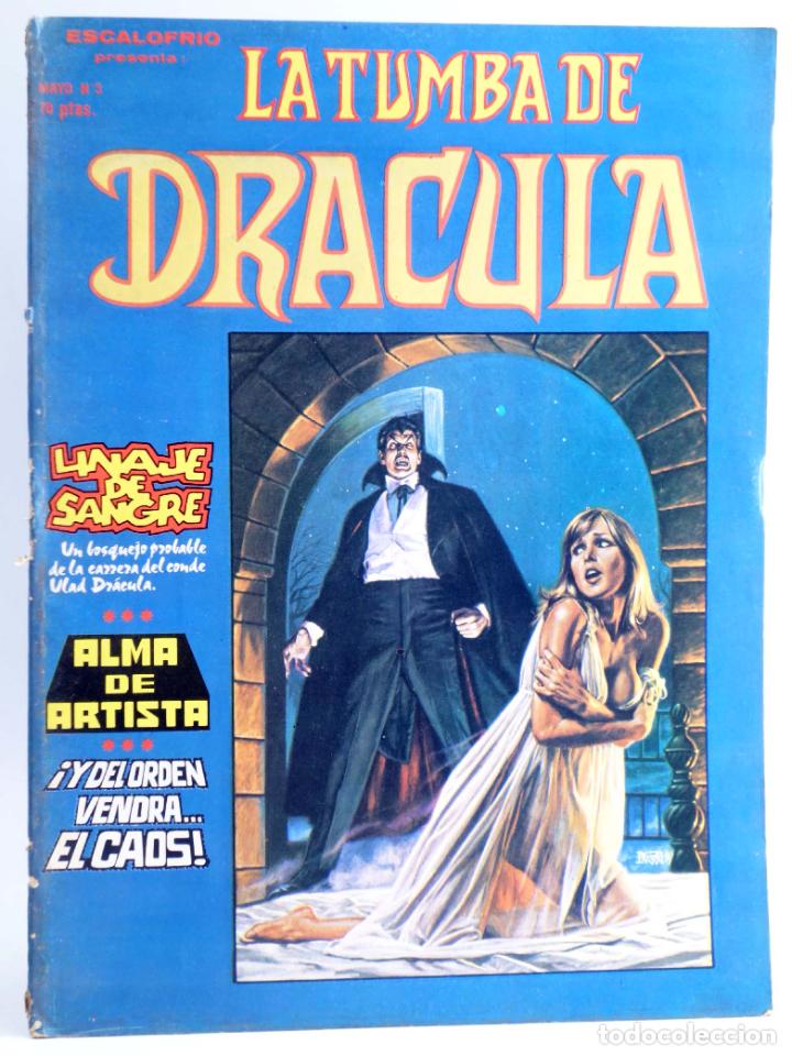 C&oacute;mics: ESCALOFR&Iacute;O LA TUMBA DE DRACULA 3. V&eacute;rtice, 1980. OFRT - Foto 1