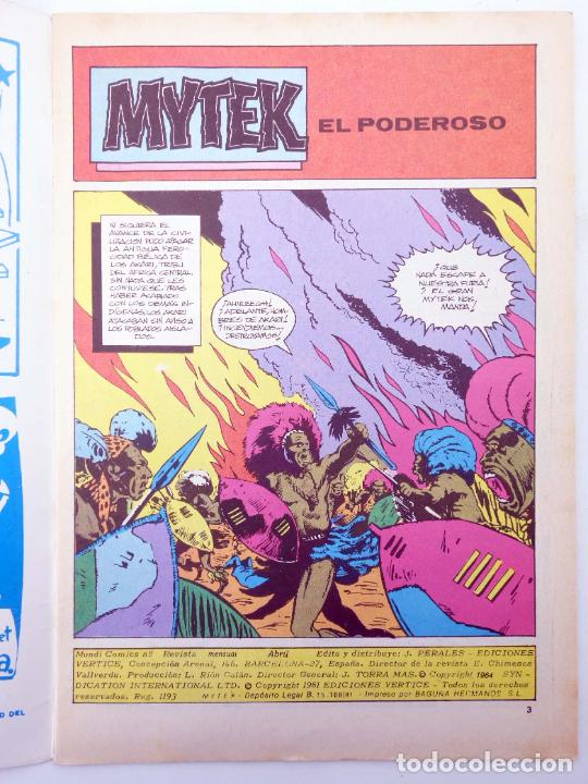 C&oacute;mics: MYTEK EL PODEROSO 1. V&eacute;rtice, 1981 - Foto 3