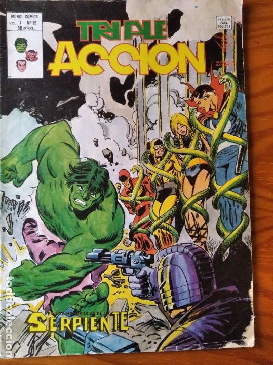 C&oacute;mics: TRIPLE ACCION (LOS DEFENSORES) N&ordm; 15 - VERTICE - Foto 1