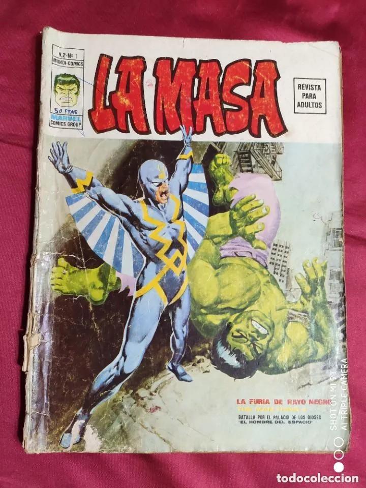 C&oacute;mics: LA MASA HULK VOL VOLUMEN 2 N&ordm; 1 LA FURIA DE RAYO NEGRO V&Eacute;RTICE no forum no panini