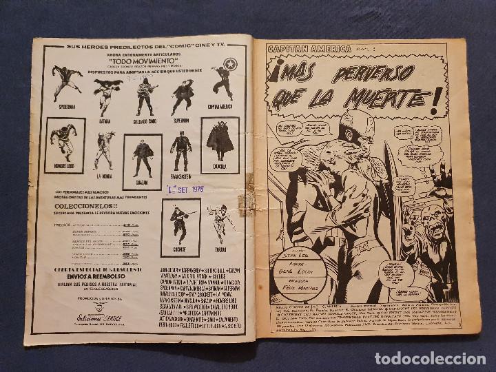 C&oacute;mics: CAPITAN AMERICA VOL. 3 # 9 ( VERTICE) - 1976 - Foto 5