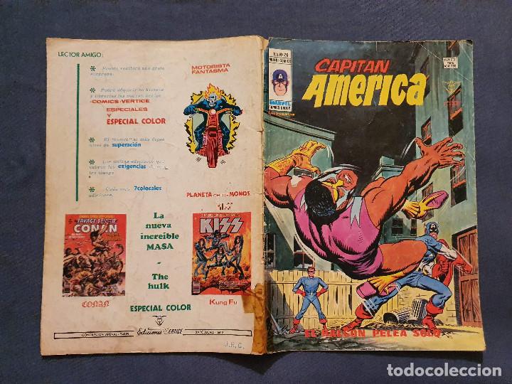 C&oacute;mics: CAPITAN AMERICA VOL. 3 # 26 ( VERTICE) - 1978 - Foto 3