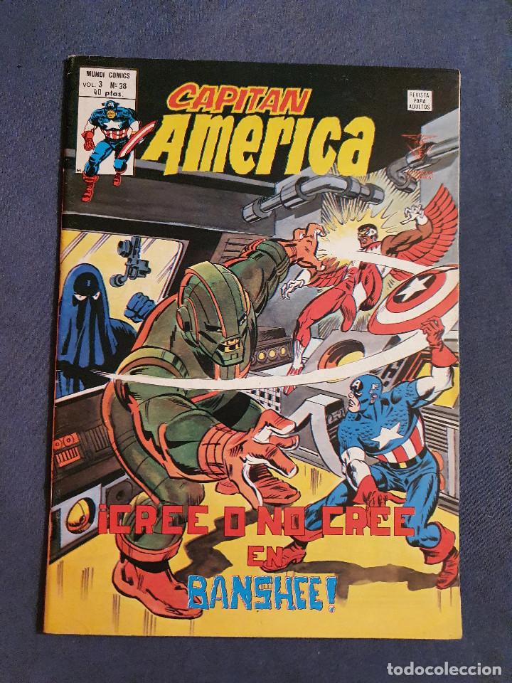C&oacute;mics: CAPITAN AMERICA VOL. 3 # 38 ( VERTICE) - 1980 - Foto 1