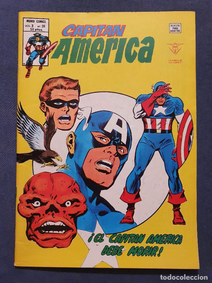 C&oacute;mics: CAPITAN AMERICA VOL. 3 # 39 ( VERTICE) - 1980 - Foto 1
