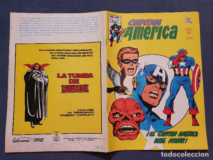 C&oacute;mics: CAPITAN AMERICA VOL. 3 # 39 ( VERTICE) - 1980 - Foto 3