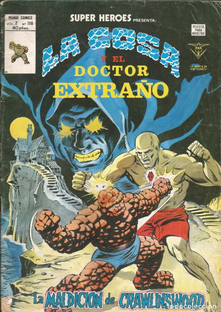 Cómics: SUPER HEROES La Cosa y el Dr. Extraño V2 nº 116 La maldición de Crawlins Wood Mundi Comics Vértice