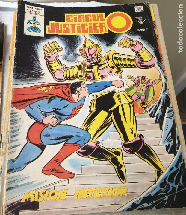 C&oacute;mics: C&Iacute;RCULO JUSTICIERO VOL. 1 N&ordm; 15 EDICIONES V&Eacute;RTICE A&Ntilde;O 1978 - Foto 1