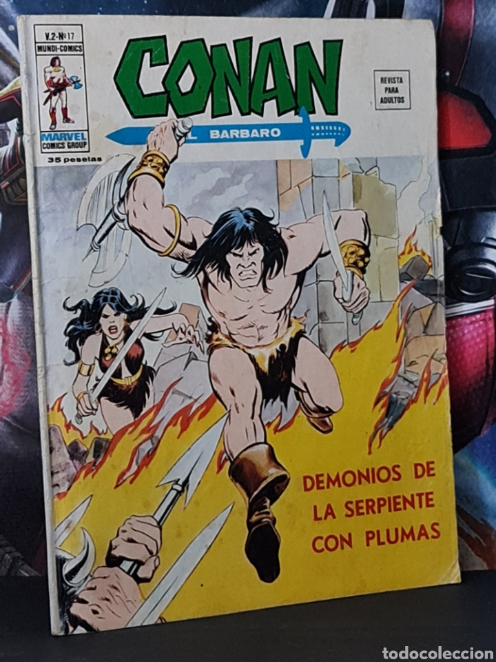 C&oacute;mics: CONAN 17 VOL II DEMONIOS DE LA SERPIENTE CON PLUMAS NORMAL ESTADO COMICS EDICIONES VERTICE - Foto 1