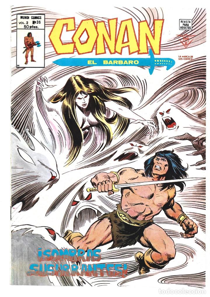 C&oacute;mics: Conan vol. 2 n&uacute;mero 36: sombras susurrantes, 1979, Vertice impecable - Foto 1