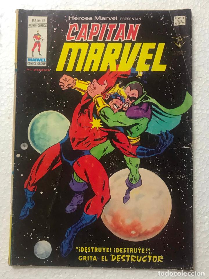 C&oacute;mics: HEROES MARVEL - CAPIT&Aacute;N MARVEL - V.2 N&ordm; 47 - VERTICE 1978 - Foto 1