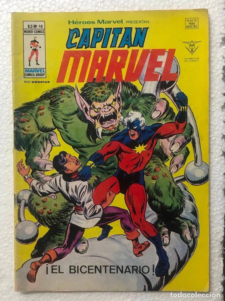 C&oacute;mics: H&eacute;roes Marvel. Capit&aacute;n Marvel V2 - n&ordm; 48. V&eacute;rtice. El bicentenario - Foto 1