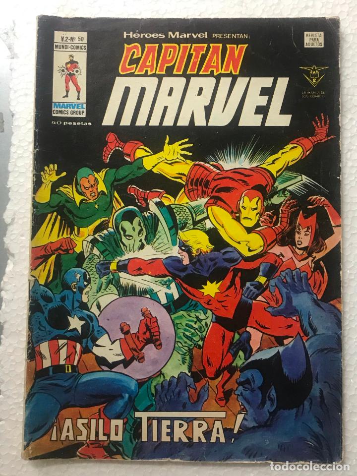 C&oacute;mics: COMIC VERTICE TEBEO CAPITAN MARVEL V 2 N&ordm; 50 - Foto 1