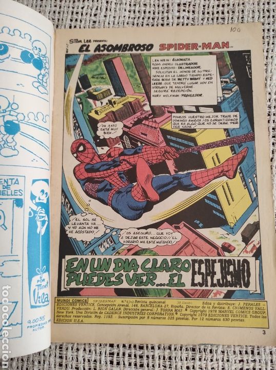 C&oacute;mics: SPIDERMAN VOL. 3 N&ordm; 63 D -EDITA : VERTICE - Foto 2