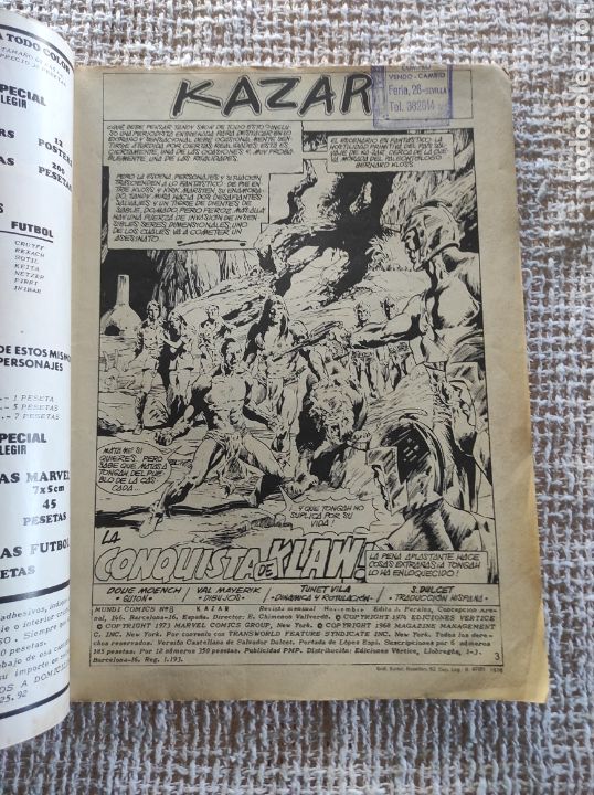 C&oacute;mics: KAZAR VOL 2 N&deg; 8 -ED. VERTICE - Foto 2