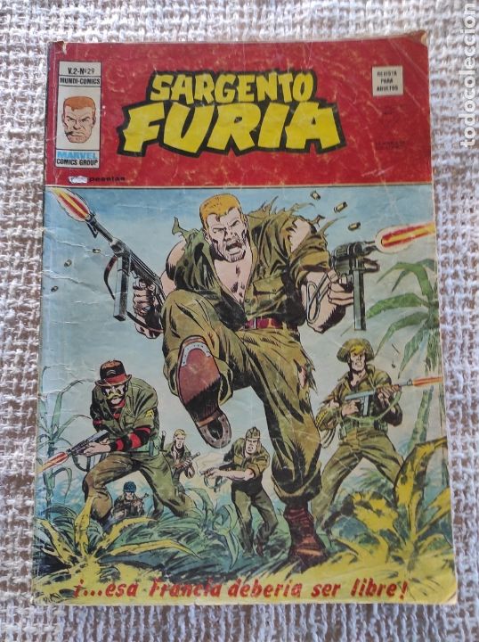 C&oacute;mics: SARGENTO FURIA VOL 2 N&deg; 29 -ED. VERTICE - Foto 1
