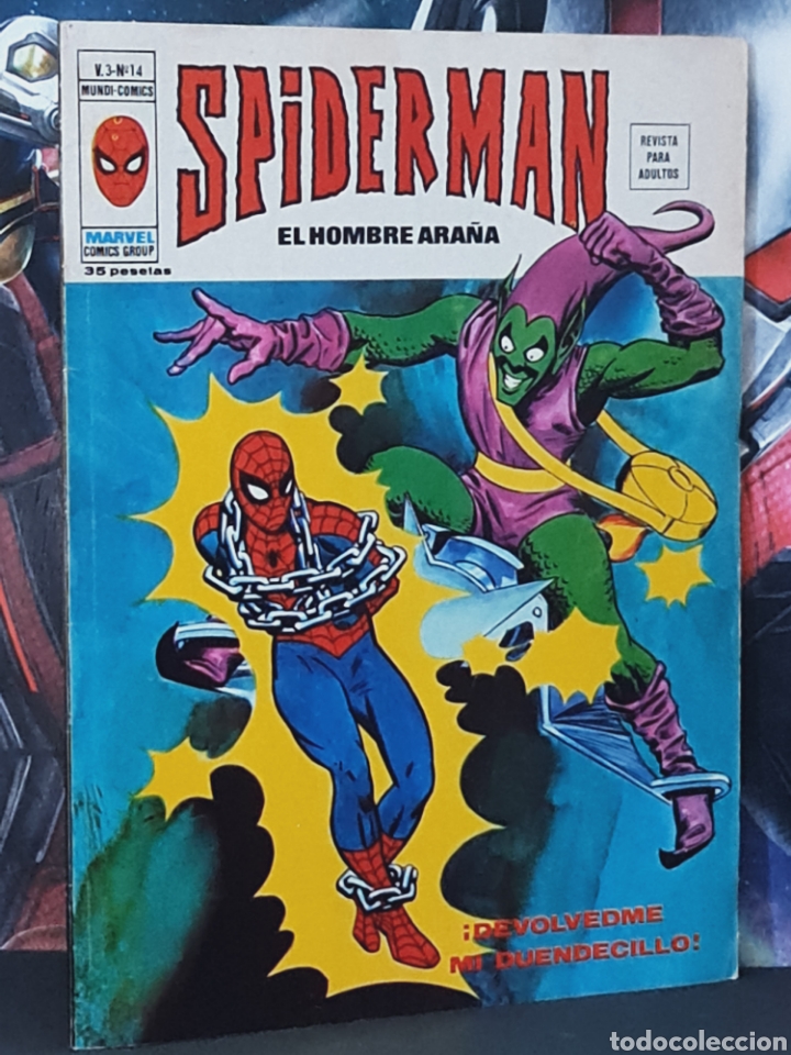 C&oacute;mics: MUY BUEN ESTADO SPIDERMAN 14 VOL III DEVOLVERME MI DUENDECILLO GRAPA EDICIONES VERTICE - Foto 1