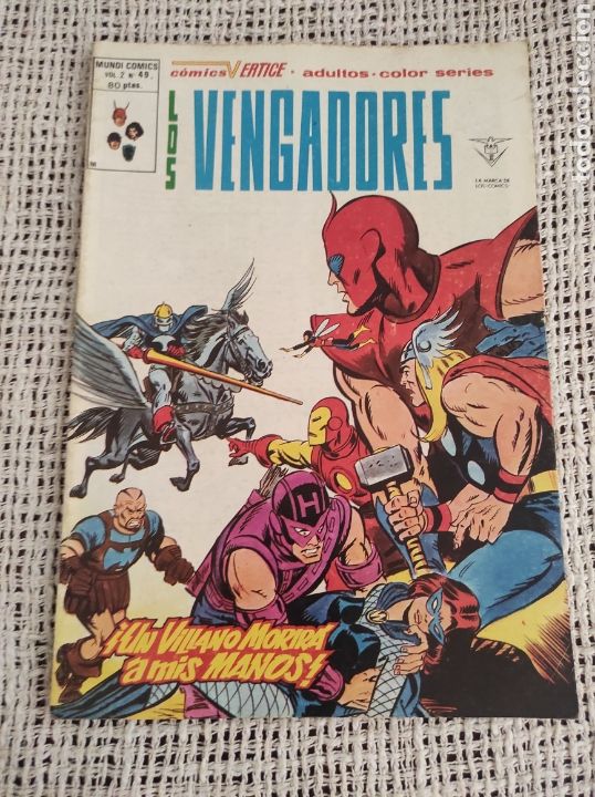C&oacute;mics: LOS VENGADORES VOL. 2 N&ordm; 49 ( VERTICE ) - Foto 1