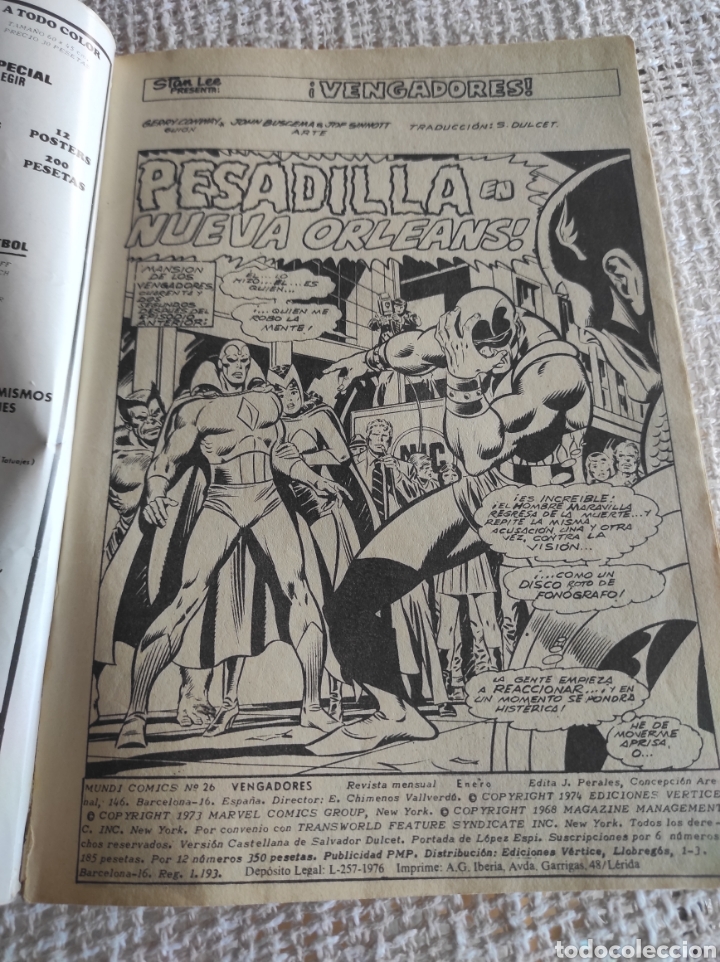 C&oacute;mics: LOS VENGADORES VOL. 2 N&ordm; 26 ( VERTICE ) - Foto 2