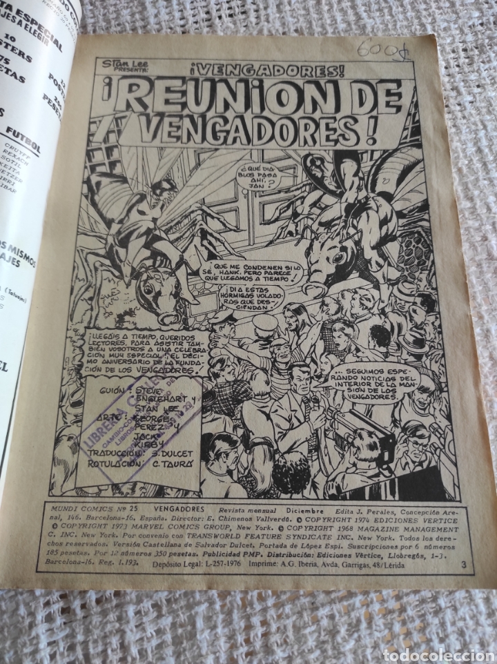 C&oacute;mics: LOS VENGADORES VOL. 2 N&ordm; 25 ( VERTICE ) - Foto 2