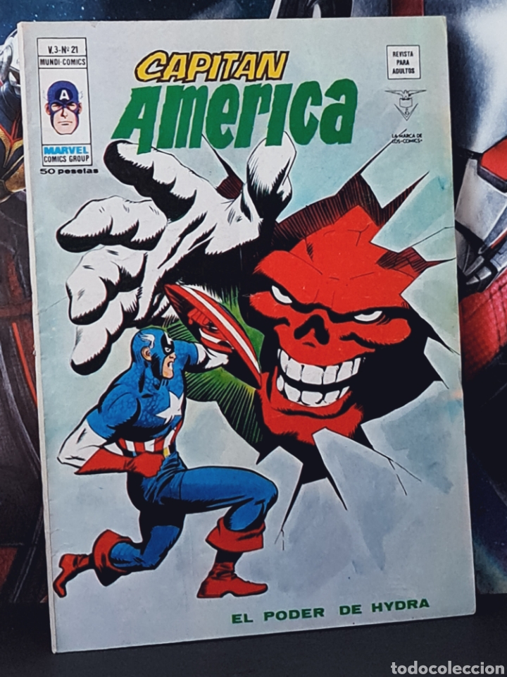 C&oacute;mics: EXCELENTE ESTADO CAPITAN AMERICA 21 VOL III EL PODER DE HYDRA GRAPA EDICIONES VERTICE - Foto 1