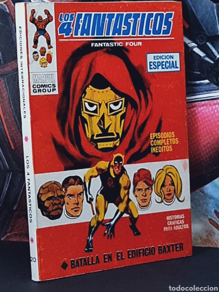 C&oacute;mics: EXCELENTE ESTADO LOS 4 FANT&Aacute;STICOS 20 BATALLA EN EL EDIFICIO BAXTER TACO EDICIONES VERTICE - Foto 1
