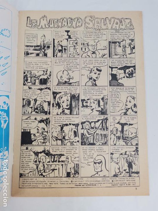 C&oacute;mics: COM-330. EL HOMBRE ENMASCARADO , COMICS ART VOL.1 - Foto 2