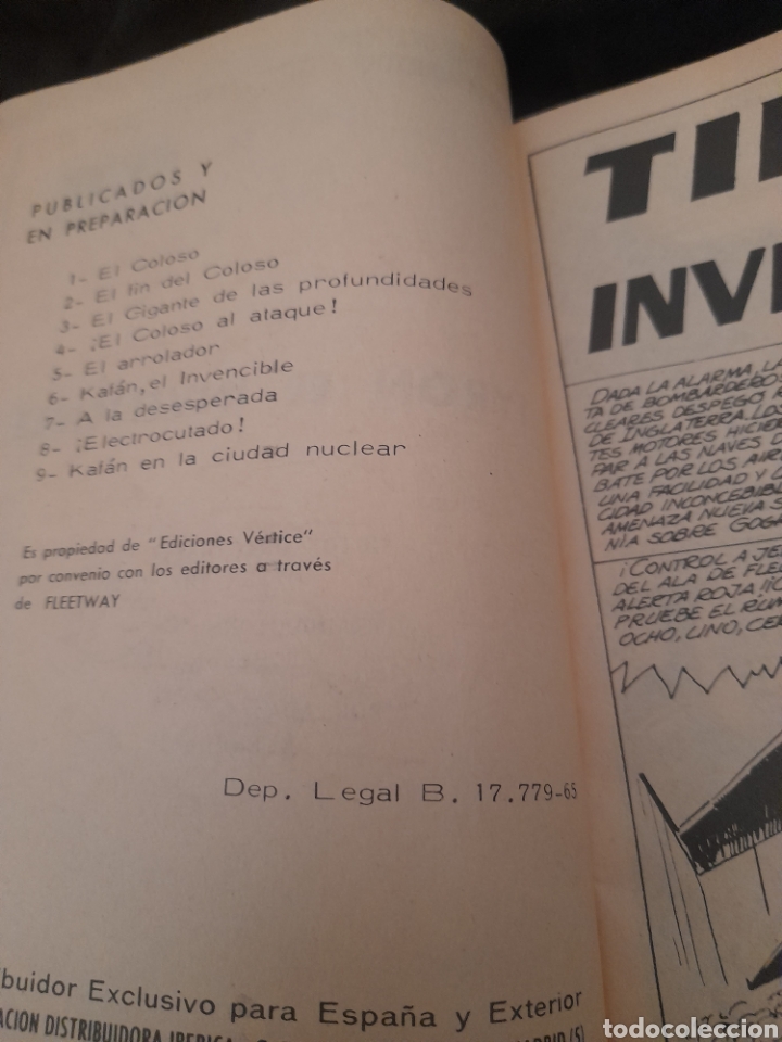 C&oacute;mics: Mytek, El poderoso N 11,Edici&oacute;nes V&eacute;rtice de 1965 - Foto 3