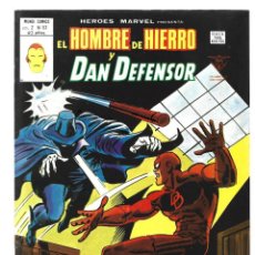 Fumetti: HÉROES MARVEL VOL. 2, NÚMERO 53: HOMBRE DE HIERRO Y DAN DEFENSOR, 1978, VERTICE, MUY BUEN ESTADO