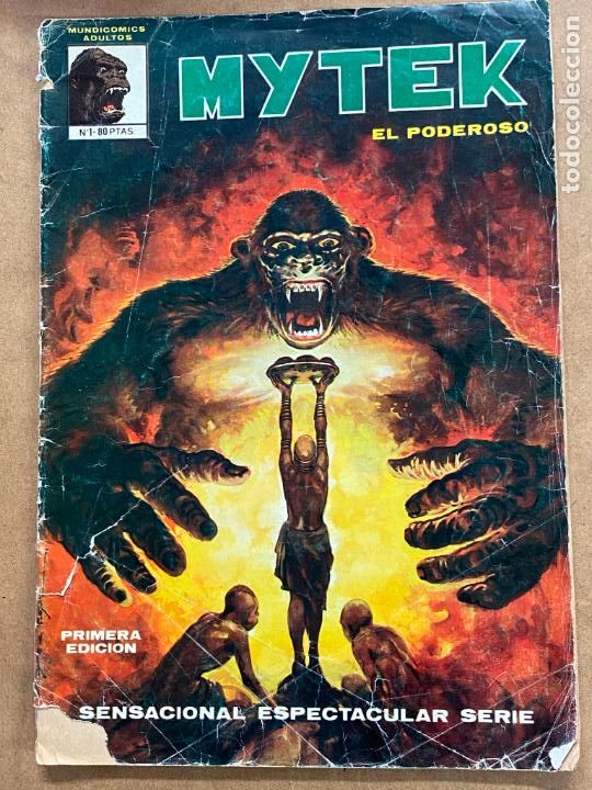 C&oacute;mics: MYTEK EL PODEROSO N&ordm; 1,EL PRIMERO,(DE 5).ediciones vertice,a&ntilde;o 1981.EN COLOR. - Foto 1