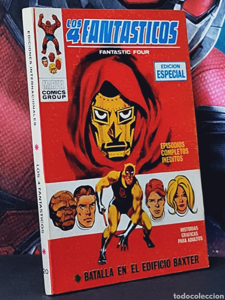 C&oacute;mics: EXCELENTE ESTADO LOS 4 FANT&Aacute;STICOS 20 BATALLA EN EL EDIFICIO BAXTER TACO EDICIONES VERTICE - Foto 1